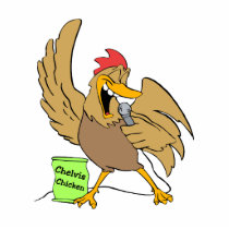 Chelvis Chicken photo sculptures