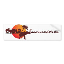 Chema Safari Bumper Sticker 2 bumper stickers by lcfuzz Chema Safari Bumper Sticker 2 bumper stickers