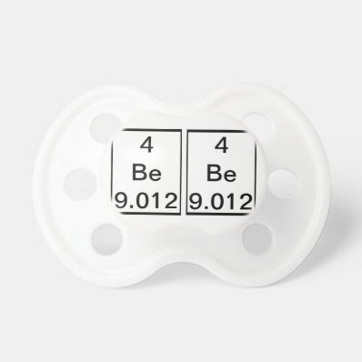 Chemical Element BeBe Pacifier BooginHead Pacifier