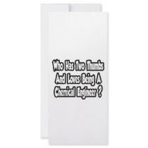 Chemical Engineer Joke...Two Thumbs rack cards