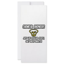 Chemical Engineers..Regular People, Only Smarter Personalized Rack Card