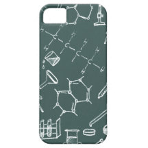 Chemical lab equipment scribbles iPhone 5 covers