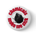 chemicals make me sick - mask buttons by MCSandallergy chemicals make me sick - mask buttons
