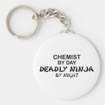 Chemist Deadly Ninja by Night Key Chains
