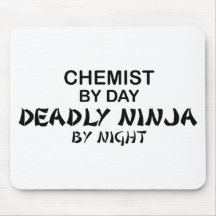 Chemist Deadly Ninja by Night Mouse Mats