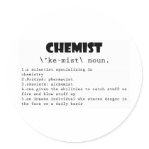 Chemist Definition stickers