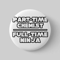 Chemist / Ninja Pinback Buttons