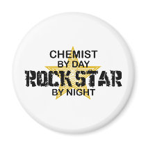 Chemist Rock Star by Night magnets