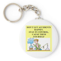 chemistry accidents key chains