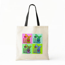 Chemistry Displacement Pop Art Canvas Bag
