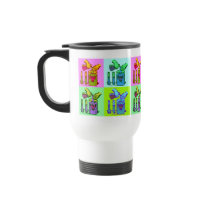 Chemistry Displacement Pop Art Coffee Mugs