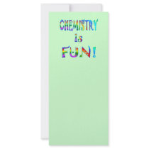 Chemistry is Fun rack cards