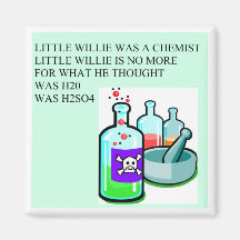 chemistry little willie rhyme magnets