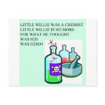 chemistry little willie rhyme postcards