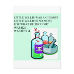 chemistry little willie rhyme post cards