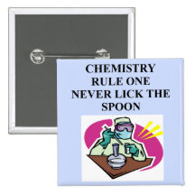 chemistry: never lick the spoon pins