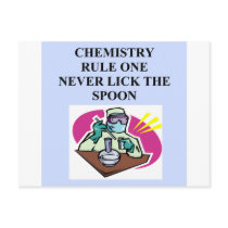 chemistry: never lick the spoon postcards by jimhartley chemistry: never lick the spoon postcards