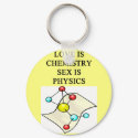 chemistry physics sex joke keychains