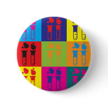 Chemistry Pop Art buttons