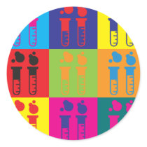 Chemistry Pop Art stickers by sciencewillprevail Chemistry Pop Art stickers