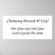 Chemistry Proverb Poster