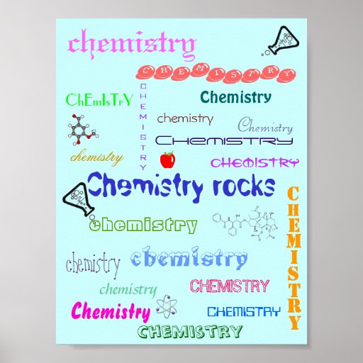 Chemistry Rocks! Poster | Zazzle