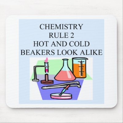 chemistry rule 2 mouse mats by jimhartley