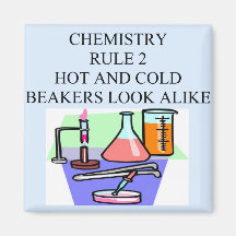 chemistry rule 2 refrigerator magnet