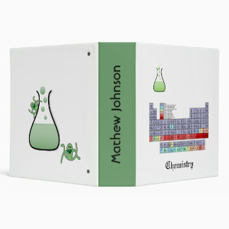 Chemistry 3 Ring Binders | Zazzle