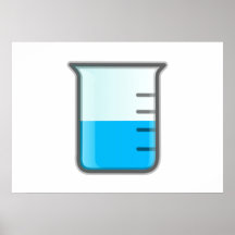Chemistry Science Beaker Poster