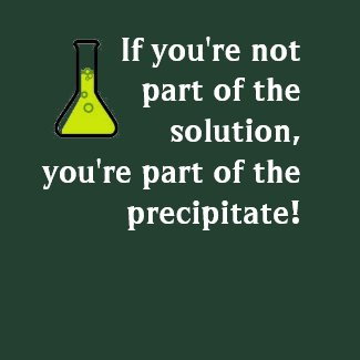 Chemistry Solution/Precipitate Shirt shirt