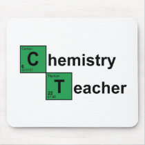 Chemistry Teacher black Mousepads