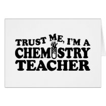 Chemistry Teacher Greeting Card