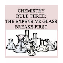 Chemistry Rule 3: The Expensive Glass Breaks First