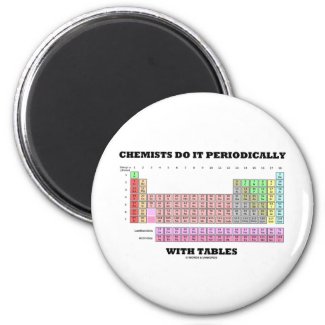 Chemists Do It Periodically With Tables Magnet