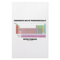 Chemists Do It Periodically With Tables Stationery
