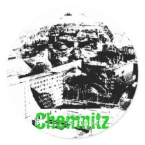 Chemnitz Round Sticker