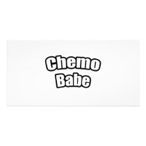 Chemo Babe (Black) Photo Greeting Card
