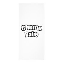 Chemo Babe (Black) rack cards by cancerkarma Chemo Babe (Black) rack cards