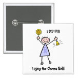 Chemo Bell - Lavender Ribbon Female Pin