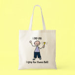 Chemo Bell - Lavender Ribbon Male Canvas Bag