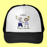 Chemo Bell - Lavender Ribbon Male Mesh Hat