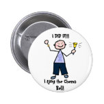 Chemo Bell - Lavender Ribbon Male Pins