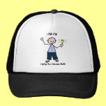 Chemo Bell - Lavender Ribbon Male Trucker Hats