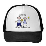 Chemo Bell - Lavender Ribbon Woman Mesh Hats
