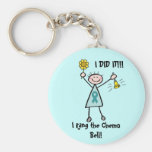 Chemo Bell - Uterine Cancer Key Chains