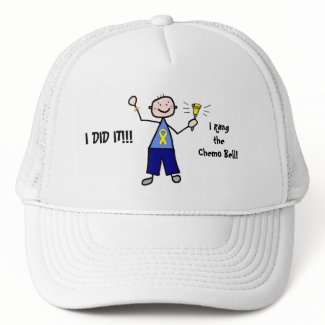 Chemo Bell - Yellow Ribbon hat