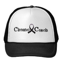 Chemo Coach - Black Ribbon Hats