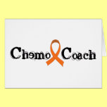 Chemo Coach - Orange Ribbon Card