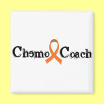 Chemo Coach - Orange Ribbon Magnets